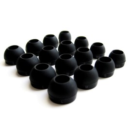 NICKSTON 16pcs (B-4sz) Replacement Eartips Adapters Compatible with Blackweb True Wireless Earbuds Earphones
