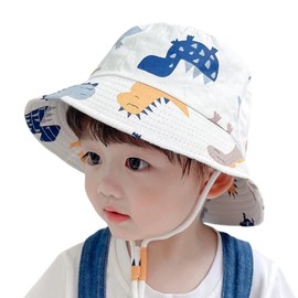 SLINX CM03 Baby Kids Kids Hat Summer Sun Shade Safari Hat UV Protection Sun Protection Hat Baby Wide Brim Cute Dinosaur Pattern Animal Pattern Stylish Cap Bucket Hat Sun Hat Sun Protection UV
