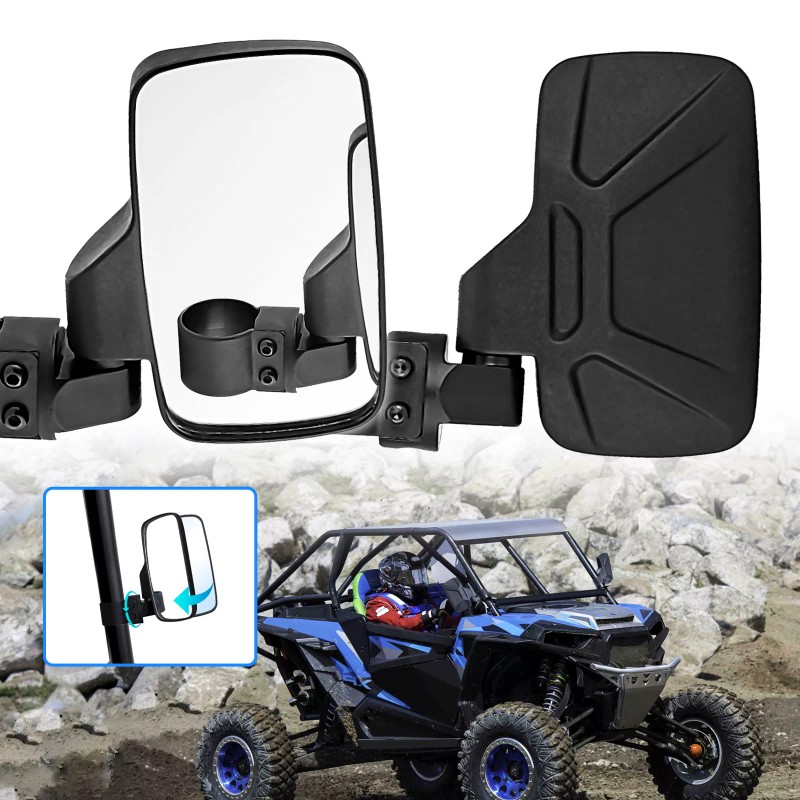 SI Rear Side+Center Mirrors Set For John Deere Gator HPX