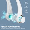 Morelax Neck Fan, USB Rechargeable Personal Fan, 3 Speeds Adjustable,