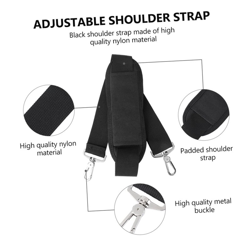 KONTONTY Adjustable Padded Shoulder Strap for Bags Luggage Briefcases with
