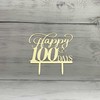 Decoración para tartas Happy 100 Days para baby shower, decoración