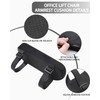 Office Chair Armrest Pads Covers, Black Arm Rest Pad, Foam