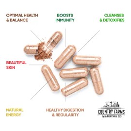 Country Farms Irish Sea Moss Supplement 90 Capsules