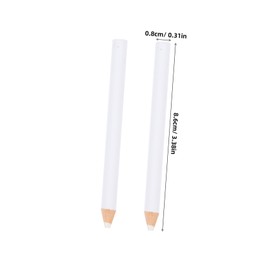 Operitacx 7 Stück Nähenmarkierungsstift Bleistift Markieren Löschbarer Stift Zum Sticken Markierstifte Zum Nähen Stoffmarkierungsstift Stickstift Für Stoff Auswaschbarer Stoffstift Holz Weiß