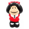 Muna Maceta Cerámica Mafalda Pintada A Mano Esmaltada Decorativa