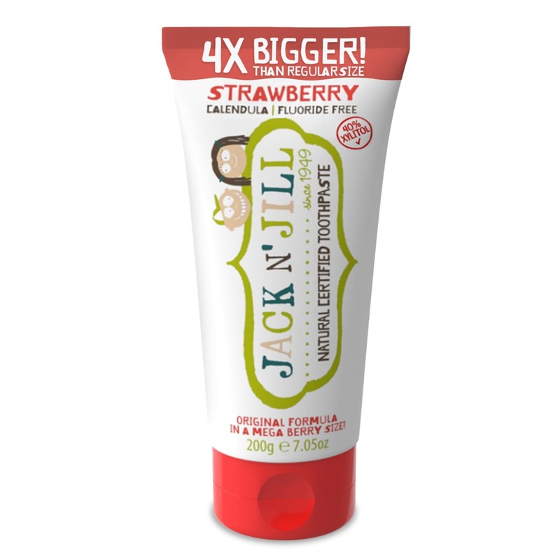 Jack N' Jill Mega Natural Certified Toothpaste 4X More -