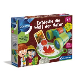 Clementoni Galileo Lab - Discover the world of nature, exciting suitcase for exploring the local flora and fauna, outdoor play and fun, for budding biologists from 5 years by Clementoni 59267