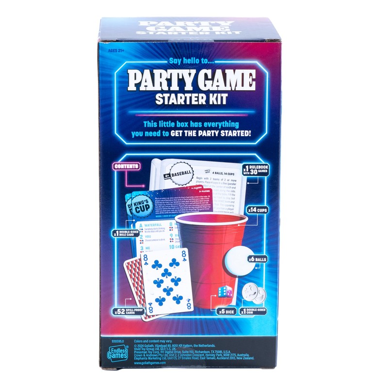 Endless Games Party Game Starter Kit – 30 Fun Hydration