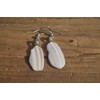 Pretty Wampum Sea Shell Earrings