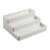 mDesign Spice Rack for Kitchen Cupboard and Worktop - Extendable