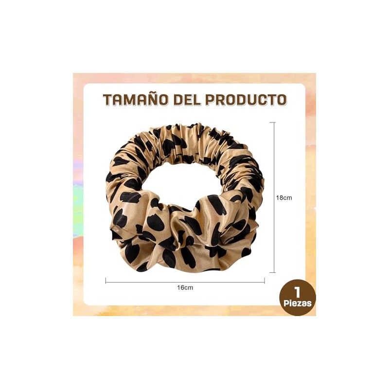 Rulos para Cabello Sin Calor Leopardo - Rizador de Cabello
