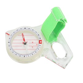 Finger Compass Thumb Mini Compass with Luminous Dot for Adventure Orienteering Basic Training Quick Direction Determination