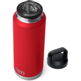 YETI Rambler, Vaccum Insulated Stainless Steel Bottle with Chug Cap, Rescue Red, 46oz (1.4L)