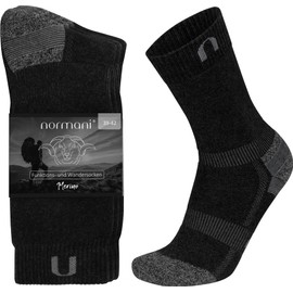 normani 2 Pairs of Hiking and Functional Socks Outdoor Socks Made of Merino Wool