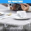 Kitnish 16PCS Clear Plastic Tablecloth Clips,Transparent Clear Tablecloth Clips, Plastic