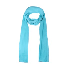 WESTEND CHOICE Crepe Chiffon Scarf Ladies Neck Wrap Women Scarves Crinkle Chiffon Scarf Stole Shawl women's scarves & wraps 150x47 cm (Light blue)