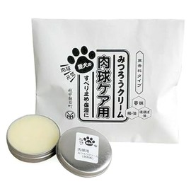 Oyama Seizai Co., Ltd. Beeswax Cream for Pet Dog Paw Care, Unscented 0.3 oz (10 g)