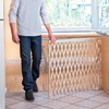 Evenflo Expansion Walk-Thru Room Divider Baby Gate, Natural Wood