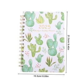 Operitacx Coil Notebook Note Pads Mini Notebooks Mini Notepads Plan Book Binder Notebook Note Books Things to Do Notepad Planner Book Planner Monthly 2025 Appointment Book Mini Planner Paper
