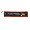 Dodge Scat Pack Logo Woven Keychain 5" x 1" |