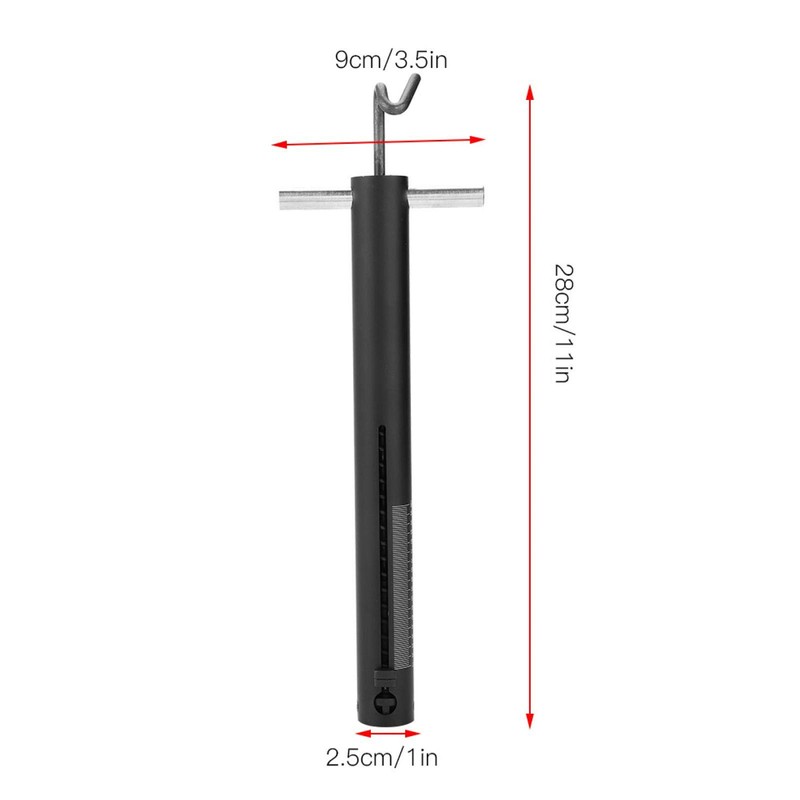 DAUERHAFT Aluminum Alloy Bow Scale ,Portable Heavy Duty Accurate Hand