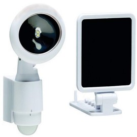 Light Led Solar Motn 110d Wht