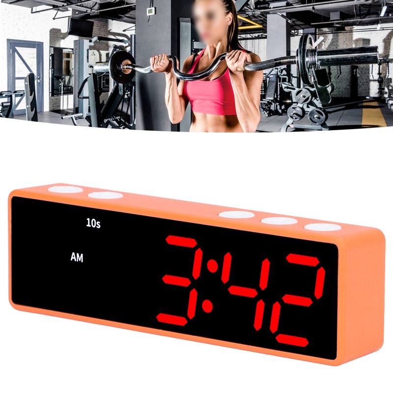 Training Timer LED Digital Timer Multifunctional Electronic Desktop Clock for