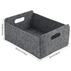 Nivofu Felt Storage Basket, Sturdy, Felt Basket, Foldable Felt Box