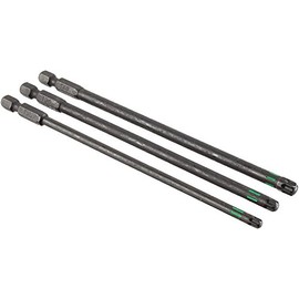 KWB 3 Bits 150 mm Torx T25, T30, T40 Set Torsion 123244 (TQ 60 Steel with Torsion Zone, ISO 1173, Drive C6.3); 0 W; 0 V