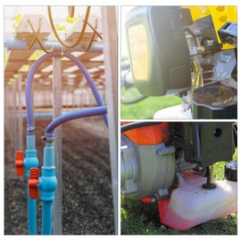 M METERXITY Pneumatic Tubing - Air Compressor PU Line Hose Apply to Water Fluid Transfer(5mm ID x 8mm OD, 9.8 Ft Length, Black)