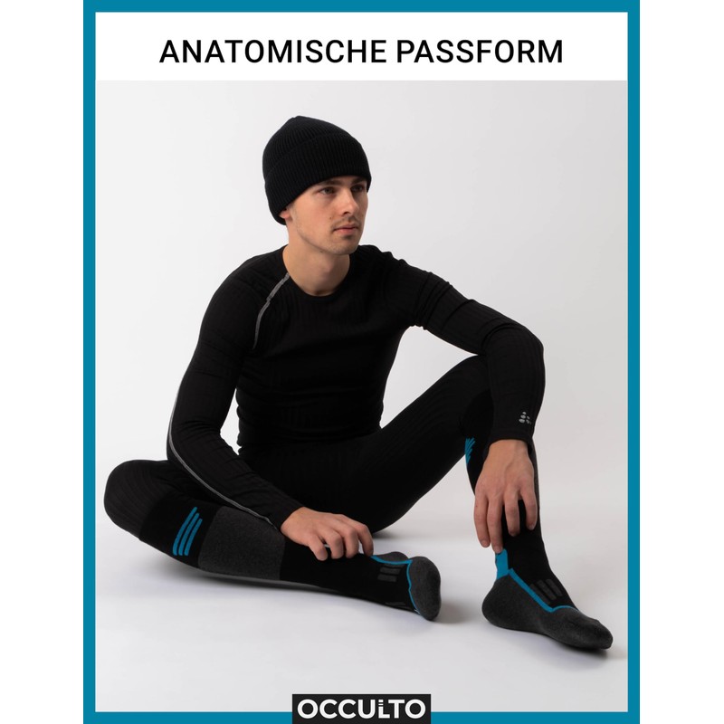 Occulto Men's & Women's Merino Ski Socks Pack of 2