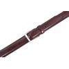 Fabio Valenti Leather Belt for Men(40, Wine Red)
