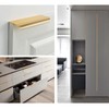 JNRFTY 10 Pack Cabinet Pulls Hidden Drawer Pulls Handle Aluminum