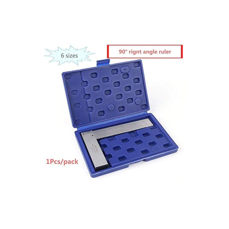 Vogueing Tool 90 Degree Engineers Steel, Square Ruler for Measuring