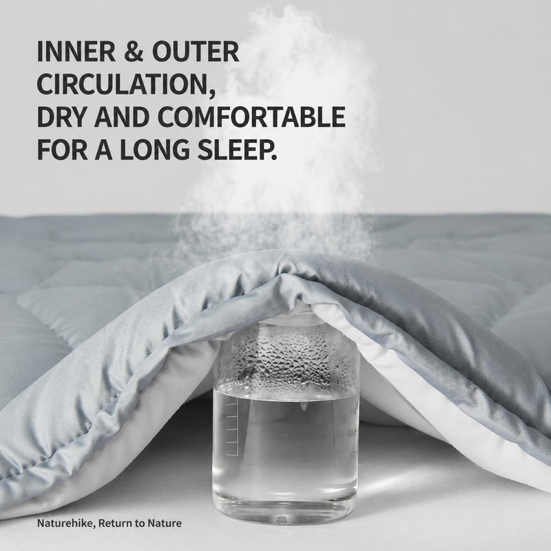 Naturehike Camping Sleeping Bag - 3 Season Warm & Cool