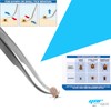 YNR Tick Remover Tweezers, Stainless Steel, Professional Tick Flea Removal