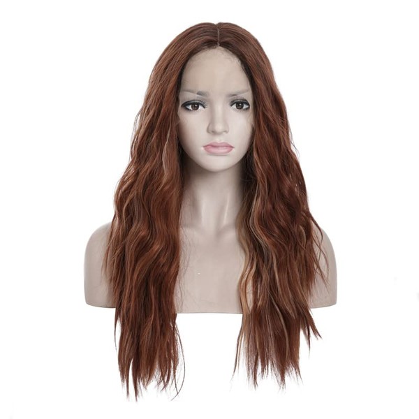 Deifor Lace Front Wig Glueless Long Wave Natural Wigs for