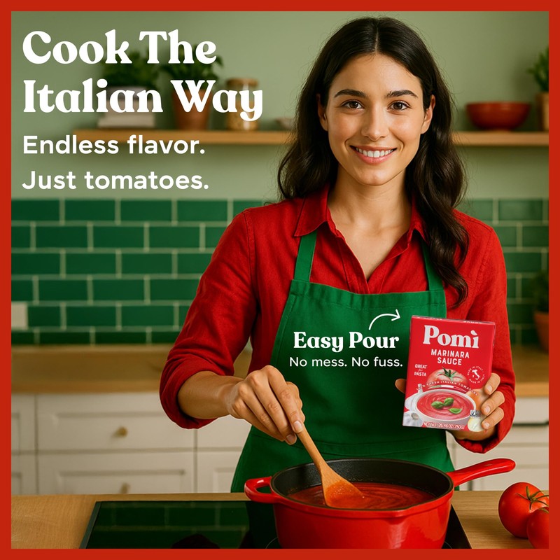 Pomì Marinara Sauce 26.46oz (Pack of 12) - Made in