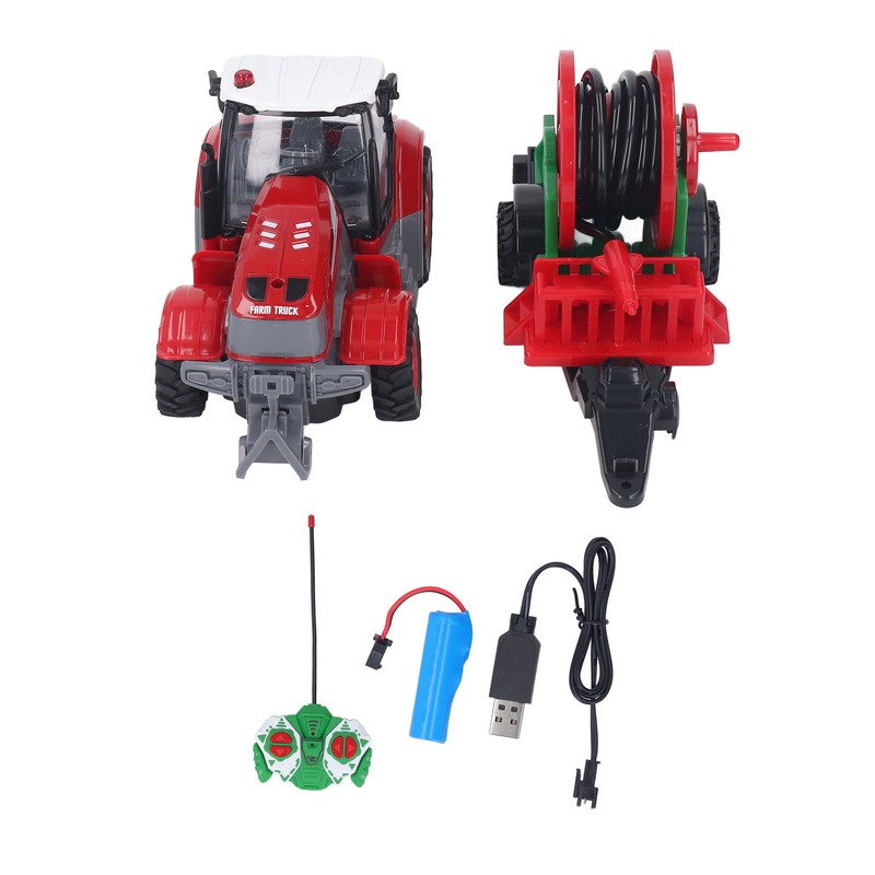 RC Farm Tractor Toy Educational Rechargeable Remote Control Farm Truck