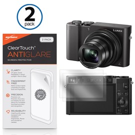BoxWave Screen Protector Compatible with Panasonic Lumix DMC-ZS100 - ClearTouch Anti-Glare (2-Pack), Anti-Fingerprint Matte Film Skin for Panasonic Lumix DMC-ZS100