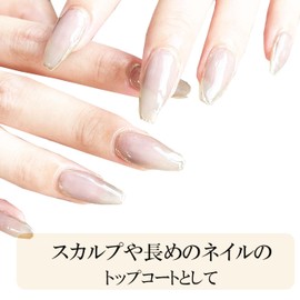 Renogel Hard Top Gel, Hard Top Coat, Gel Nail, Made in Japan, 3.5 oz (100 g), UV LED Compatible, Plump, Firm, Professional, Glossy, Large Capacity