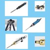 FOCMKEAS 5PCS T10 Magnetic Tamper Proof Torx Screwdriver Bits, 1/4