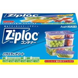 Ziploc Storage Containers, Variety Assortment, 7 Piece Set