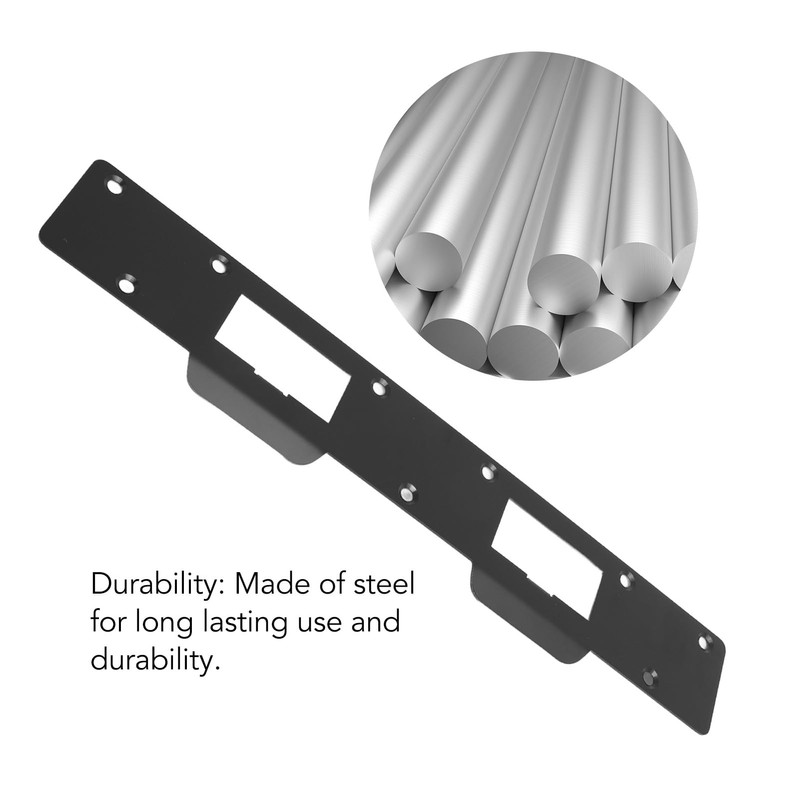 Door Strike Plate Reinforcement Plate, Enhanced Door Security, Heavy Duty