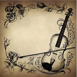 20 Napkins Music and Roses in Vintage Style | Concert | Table Decoration | Decoupage | Decoupage | Decoupage | Decoupage | 33 x 3