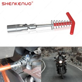 SHENKENUO 16mm 5/8" T-Handle Remover Installer Universal Spark Plug Socket Wrench Tool