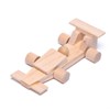 Baker Ross AG769 Paint Your Own Wooden Racing Car, Craft
