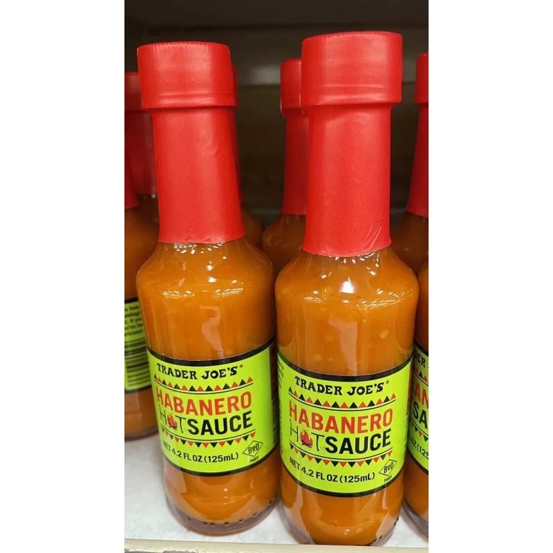 Trader Joe's VALUE 2 PACK Trader Joe’s HABANERO HOT SAUCE
