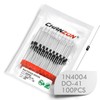 (Pack of 100 Pieces) Chanzon 1N4004 Rectifier Diode 1A 400V